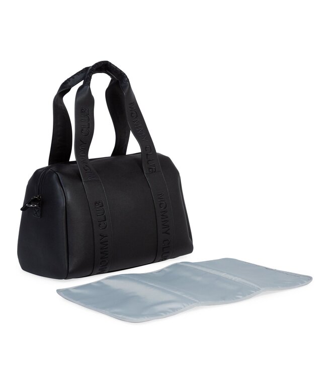 Childhome Childhome - MOMMY CLUB VERZORGINGSTAS - SIGNATURE - SIMILI LEDER - ZWART