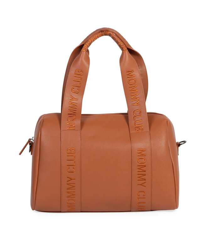Childhome Childhome - MOMMY CLUB VERZORGINGSTAS - SIGNATURE - SIMILE LEDER - BRUIN