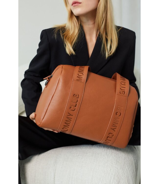 Childhome Childhome - MOMMY CLUB VERZORGINGSTAS - SIGNATURE - SIMILE LEDER - BRUIN