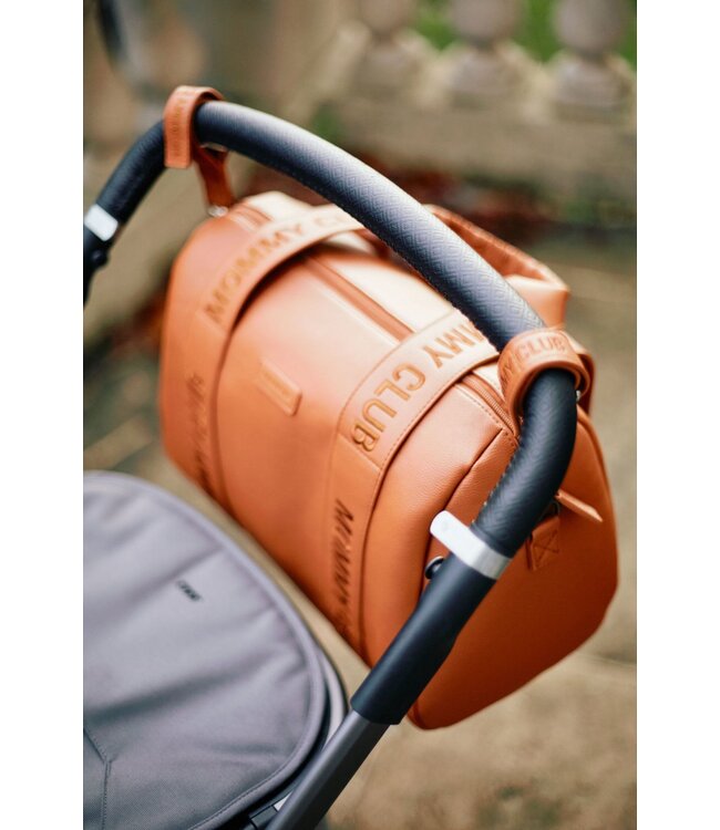 Childhome Childhome - MOMMY CLUB VERZORGINGSTAS - SIGNATURE - SIMILE LEDER - BRUIN