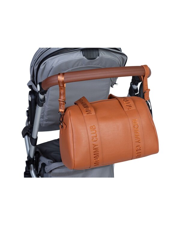 Childhome Childhome - MOMMY CLUB VERZORGINGSTAS - SIGNATURE - SIMILE LEDER - BRUIN