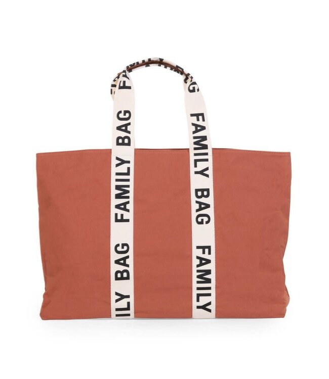 Childhome Childhome - Family Bag Verzorgingstas - Signature - Canvas - Terracotta