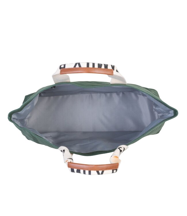 Childhome Childhome - Family Bag Verzorgingstas - Signature - Canvas - Groen