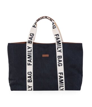 Childhome Childhome - Family Bag Verzorgingstas - Signature - Canvas - Zwart