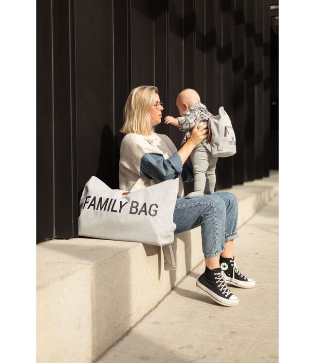 Childhome Childhome - Family Bag Verzorgingstas - Canvas - Grijs