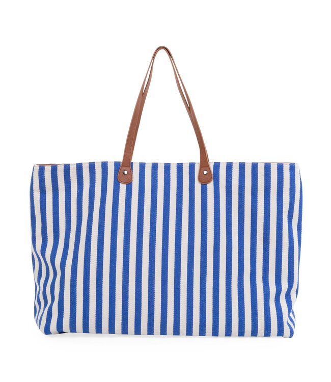 Childhome Childhome - FAMILY BAG STREPEN - ELEKTRISCH BLAUW/LICHTBLAUW