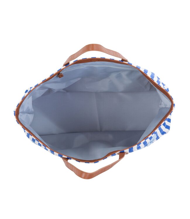 Childhome Childhome - FAMILY BAG STREPEN - ELEKTRISCH BLAUW/LICHTBLAUW