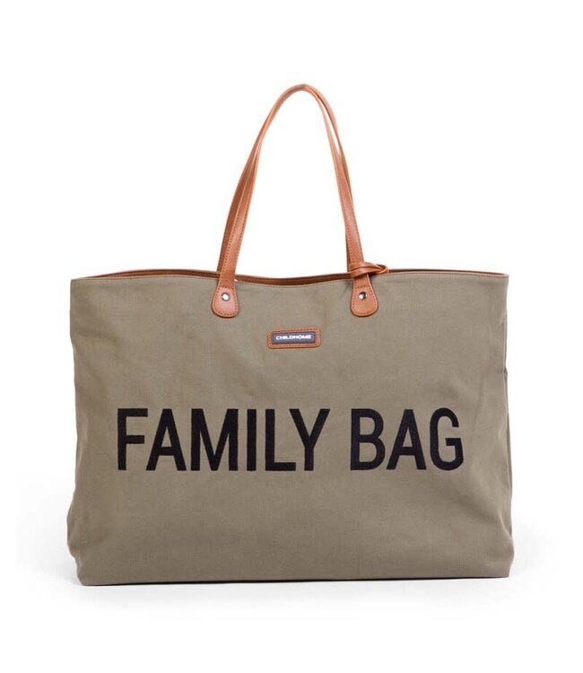 Childhome Childhome - Family Bag Verzorgingstas - Canvas - Kaki