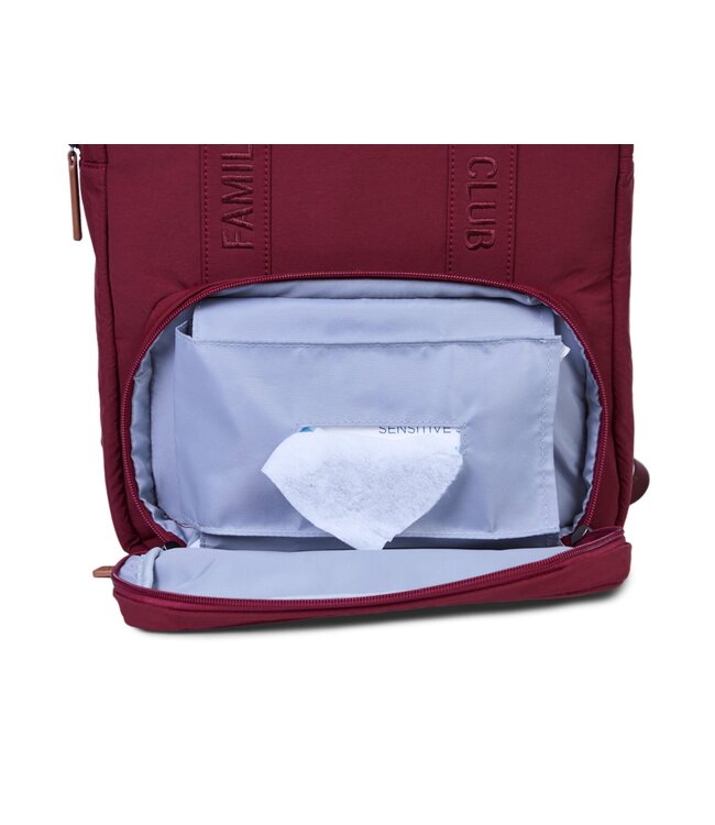 Childhome Childhome - Rugzak FAMILY CLUB SIGNATURE URBAN BUGUNDY