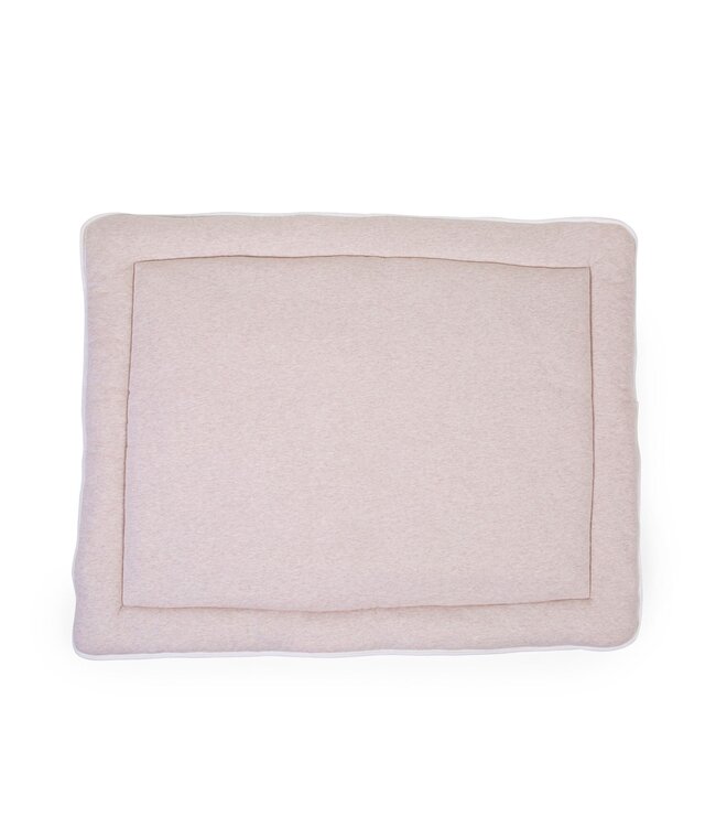 Childhome Childhome - Parklegger - 75x95 Cm - Jersey Melange Beige / Mousseline Teddy