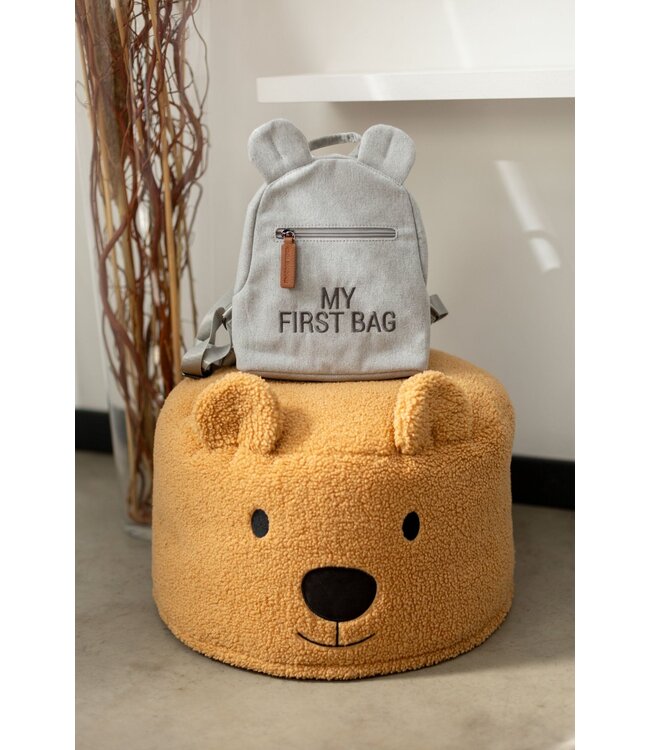 Childhome Childhome - My First Bag Kinderrugzak - Canvas - Grijs