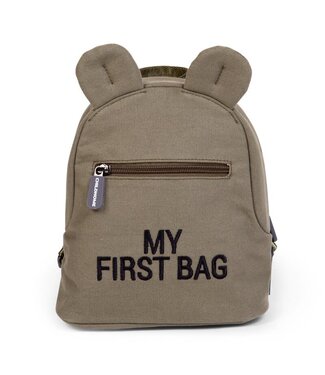 Childhome Childhome - My First Bag Kinderrugzak - Canvas - Kaki