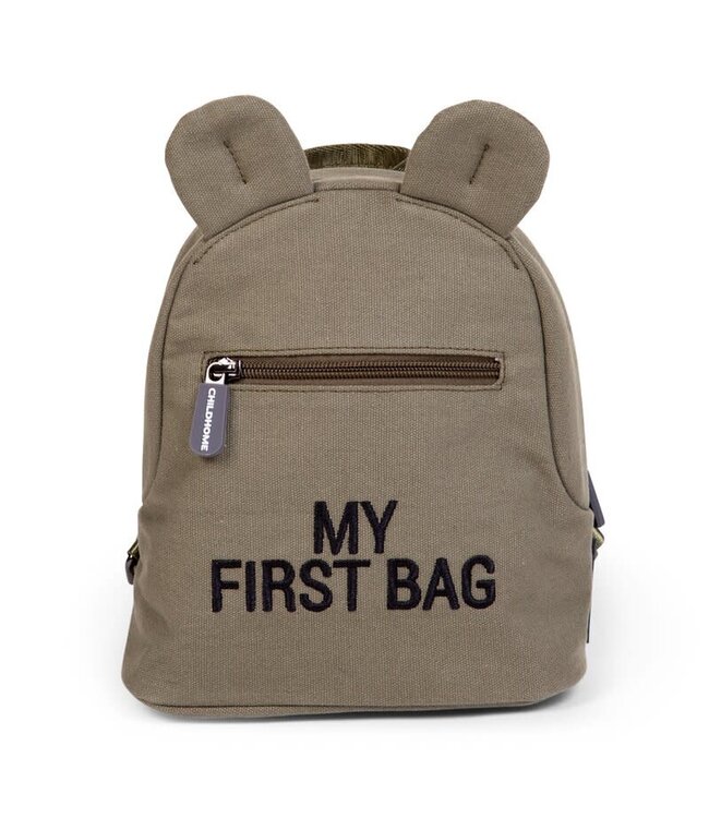 Childhome Childhome - My First Bag Kinderrugzak - Canvas - Kaki