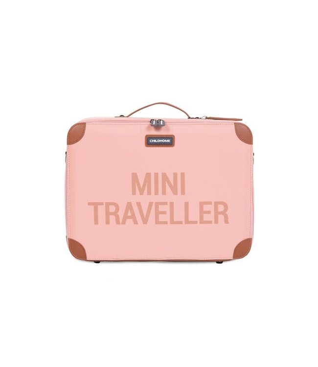 Childhome Childhome - Mini Traveller Kinderkoffer - Roze Koper