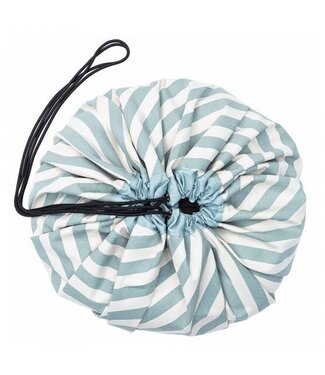Play & Go Play & Go - Opbergzak - Speeltapijt Stripes Green