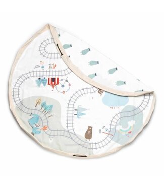 Play & Go Play & Go - Opbergzak - Speeltapijt Trainmap