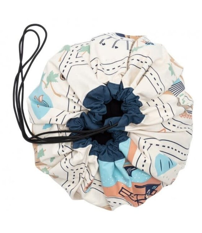 Play & Go Play & Go - Opbergzak - Speeltapijt L.A. Roadmap