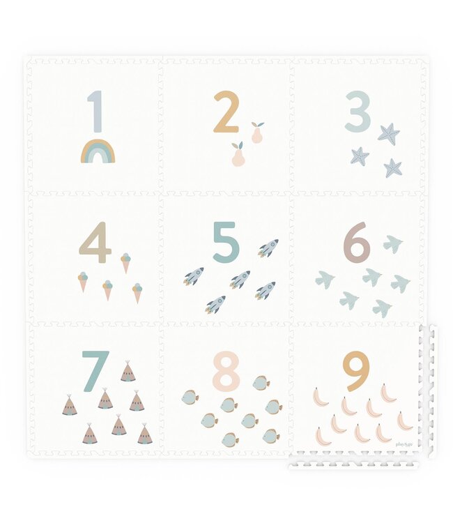 Play & Go Play & Go - EEVAA - Numbers (180 x180 cm - 9 tiles)