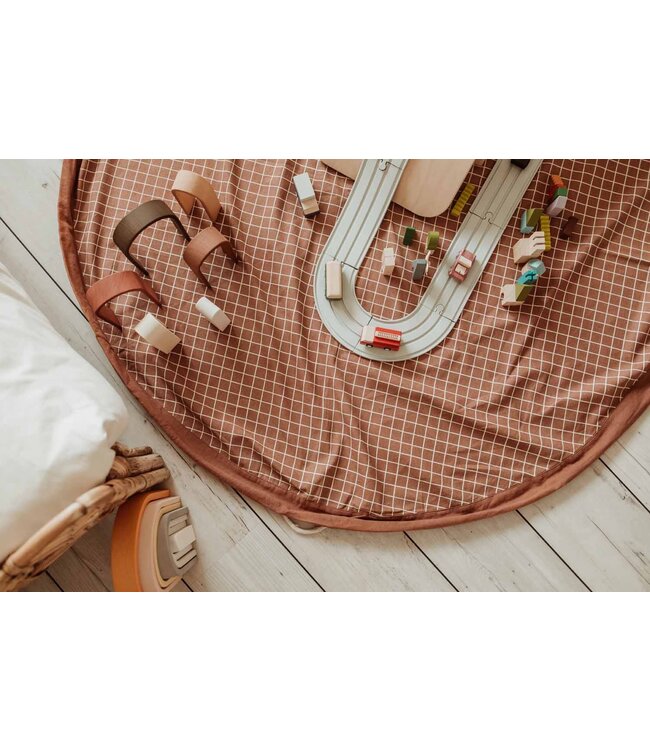 Play & Go Play & Go - Original - organic - grid brown