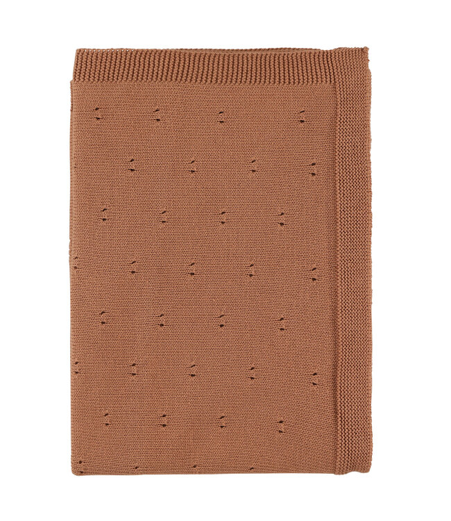 Trixie Trixie - Gebreid dekentje | 75x100cm - Canyon