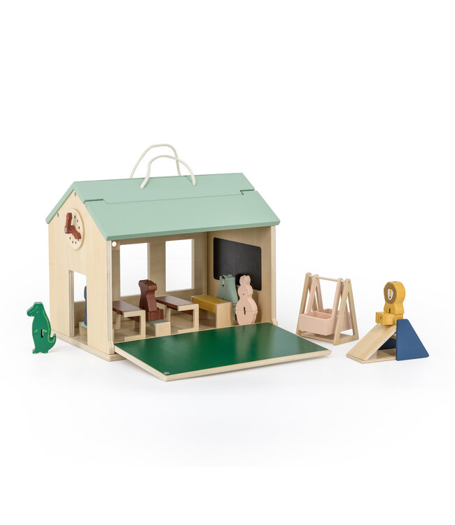 Trixie Trixie - Houten school met accessoires