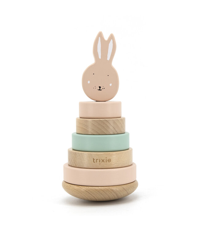 Trixie Trixie - Houten stapeltoren - Mrs. Rabbit