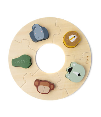 Trixie Trixie - Houten ronde puzzel