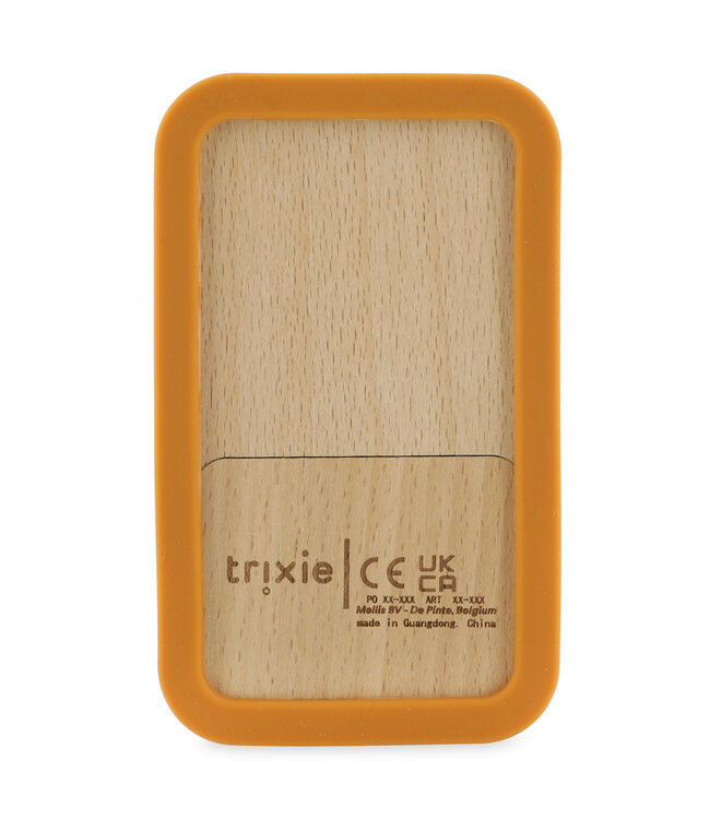 Trixie Trixie - Houten baby telefoon met siliconen - Mr. Fox