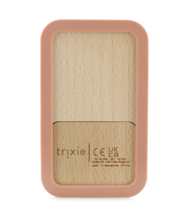 Trixie Trixie - Houten baby telefoon met siliconen - Mrs. Cat