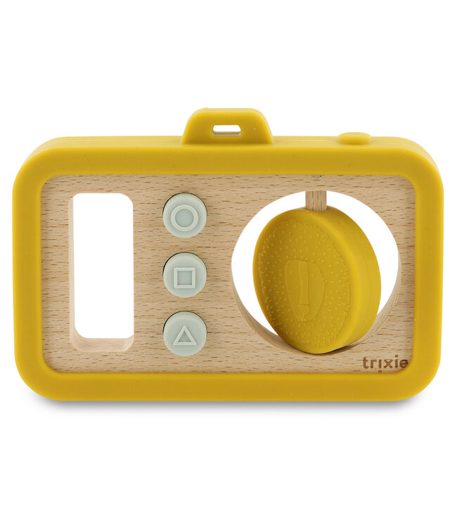 Trixie Trixie - Houten baby camera met siliconen - Mr. Lion