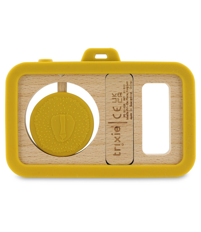 Trixie Trixie - Houten baby camera met siliconen - Mr. Lion