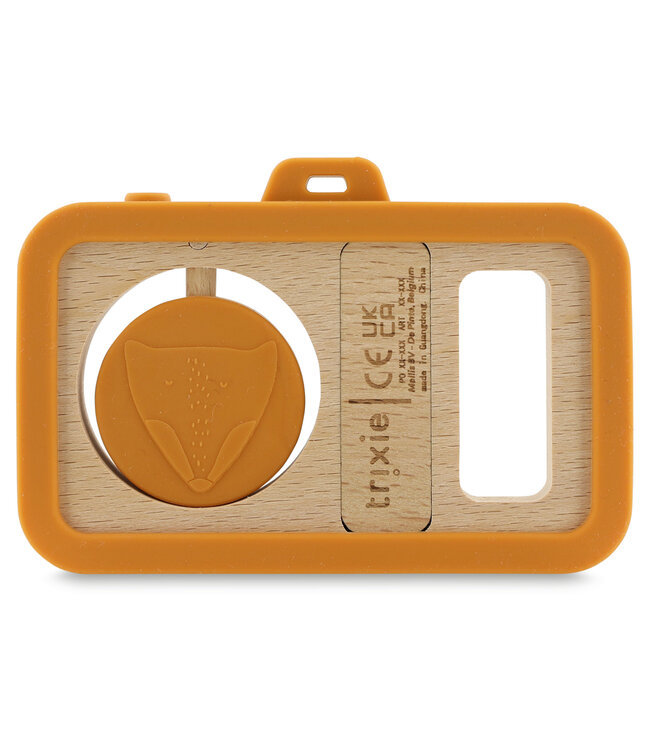 Trixie Trixie - Houten baby camera met siliconen - Mr. Fox