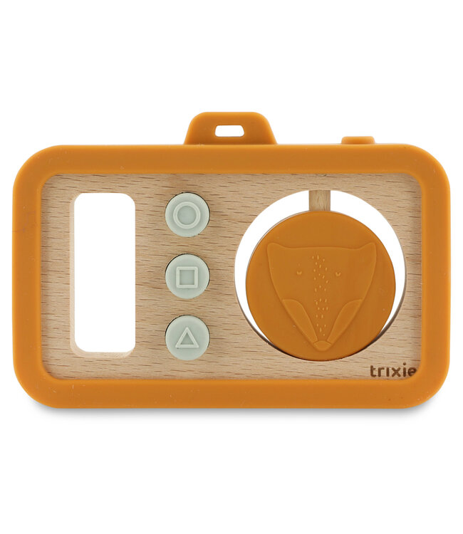 Trixie Trixie - Houten baby camera met siliconen - Mr. Fox