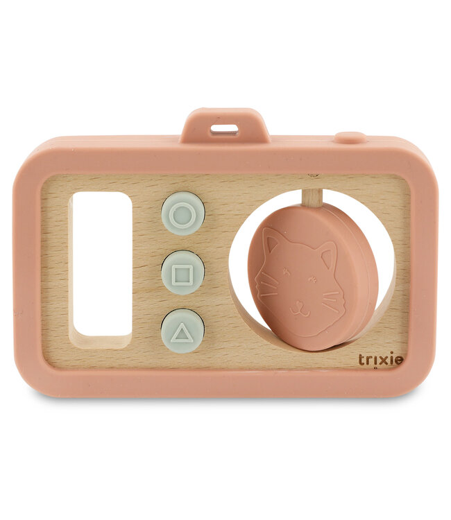 Trixie Trixie - Houten baby camera met siliconen - Mrs. Cat