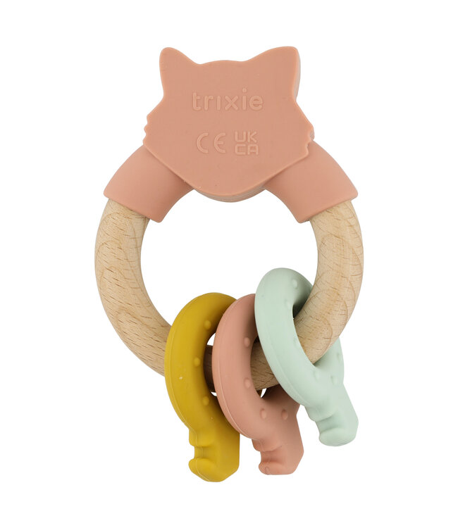 Trixie Trixie - Houten activiteitenring met siliconen - Mrs. Cat
