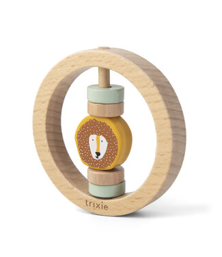 Trixie Trixie - Houten ronde rammelaar - Mr. Lion
