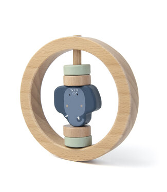 Trixie Trixie - Houten ronde rammelaar - Mrs. Elephant