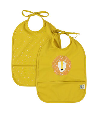 Trixie Trixie - Afwasbaar slabbetje 2-pack - Mr. Lion