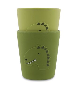 Trixie Trixie - Siliconen beker 2-pack - Mr. Dino
