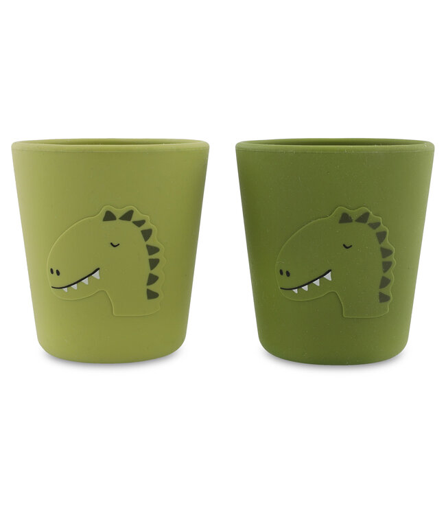Trixie Trixie - Siliconen beker 2-pack - Mr. Dino