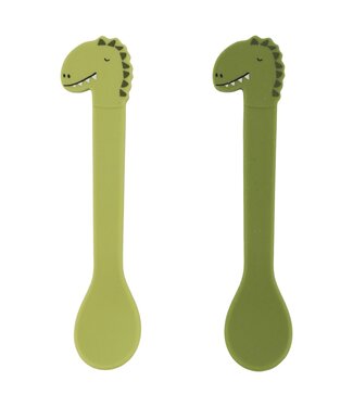 Trixie Trixie - Siliconen lepel 2-pack - Mr. Dino