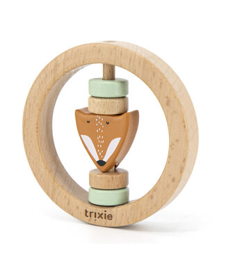 Trixie Trixie - Houten ronde rammelaar - Mr. Fox
