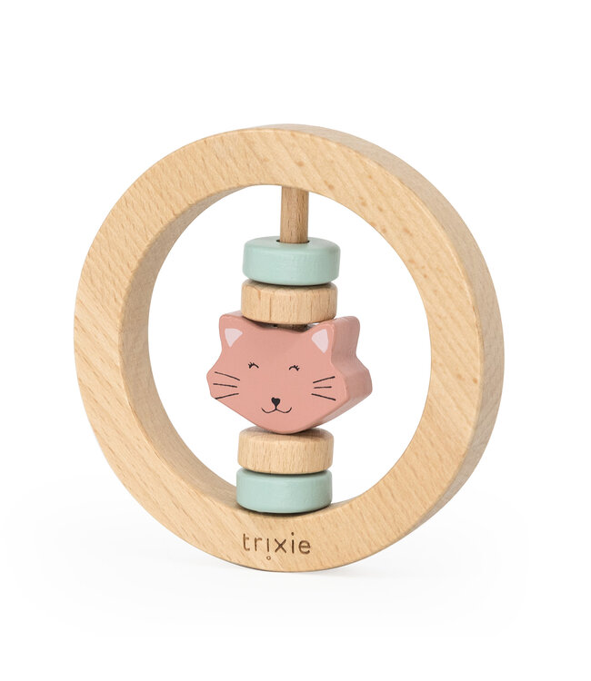 Trixie Trixie - Houten ronde rammelaar - Mrs. Cat