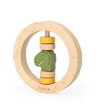 Trixie Trixie - Houten ronde rammelaar - Mr. Dino