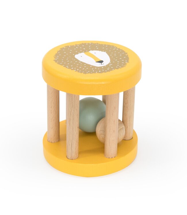Trixie Trixie - Houten rollende rammelaar - Mr. Lion