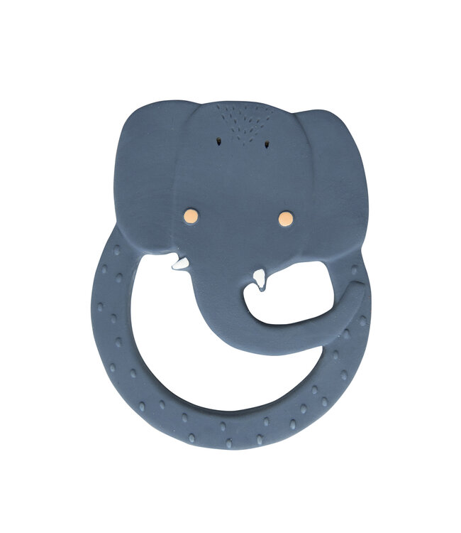 Trixie Trixie - Natuurlijk rubber ronde bijtring - Mrs. Elephant