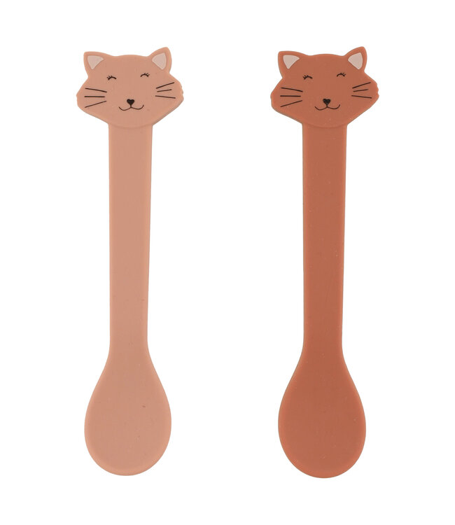 Trixie Trixie - Siliconen lepel 2-pack - Mrs. Cat