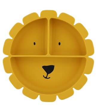 Trixie Trixie - Siliconen bord met vakjes en zuignap - Mr. Lion