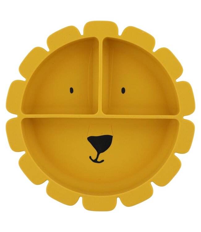 Trixie Trixie - Siliconen bord met vakjes en zuignap - Mr. Lion