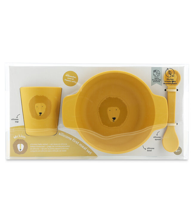 Trixie Trixie - Siliconen baby eetset - Mr. Lion